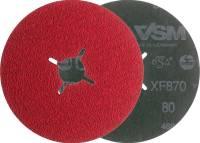Disc abraziv de polizat pentru inox, oteluri inalt aliate, 180mm, gran.36, VSM
