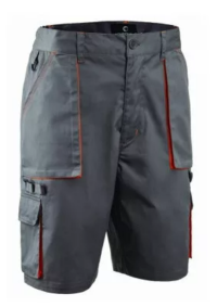 PADDOCK II PANTALONI BERMUDE, DE CULOARE GRI-PORTOCALIE_6XL