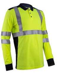 EKHI Tricou Polo Multirisc Neon HV mărimea 3XL