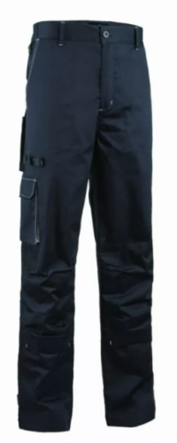 NAVY II PANTALONI PE TALIE, DE CULOARE ALBASTRĂ ÎNCHISĂ-GRI, marimea XS