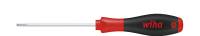 Wiha Screwdriver SoftFinish® Slotted with round blade for low-lying screws 3.0 mm x 150 mm (00689)