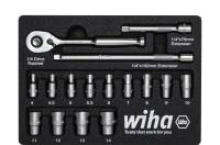 Wiha Ratchet wrench set, 1/4