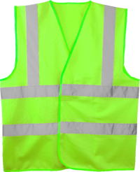 VESTĂ HI-VIZ 2 BENZI VERDE_XL