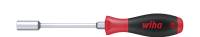 Wiha Screwdriver SoftFinish® Hexagon nut driver, inch design with round blade and hexagon head 6.4 mm x 1/4