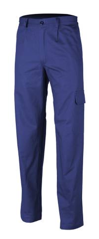 PANTALONI PE TALIE PARTENER, ALBASTRU REGAL, S