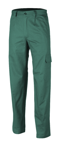 PANTALONI PE TALIE PARTNER, VERDE, 100% BUMBAC, 250G_XXL