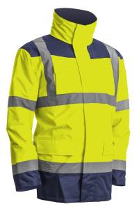 JACHETĂ PE 4/1 KANATA HI-VIZ GALBENĂ/ALBASTRĂ_S