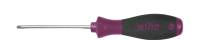 Wiha Screwdriver MicroFinish® TORX® with round blade T10 x 80 mm (29162)