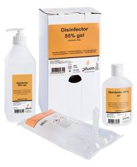 PLUM DISINFECTOR 85% SOLU?IE DE DEZINFECTARE A MÂINILOR 120M