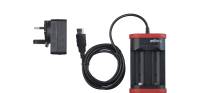 Wiha Charger for 18500 Li-ion batteries with USB and UK plug (42766)