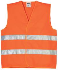 Vesta reflectorizanta, 2 benzi 3M, OXFORD, portocaliu FLUO, XL, COVERGUARD