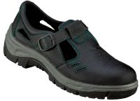 Protectie sandal, Gustrow, negru, cf EN ISO 20345 S1 Basic line, bombeu metalic, mari. 36