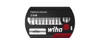 Wiha Bit set FlipSelector Standard 25 mm Slotted, Phillips, Pozidriv, 13-pcs., 1/4