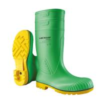 Cizme de protectie cu bombeu, marimea 40, Acifort HazGuard green, S5 SRA, verde-bej, DUNLOP®