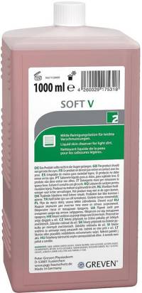 GREVEN SOFT V 1000 ml flacon tare loțiune de curățare a pielii mildGreven
