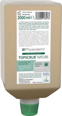 Topscrub nature 2000 ml flacon variabil de curățat mâini Naturreibem.Physioderm