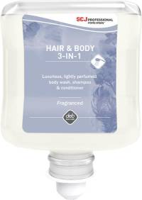 Refresh Luxury 3in1 HairBody 1L Cartuș luxos pentru cremă de duș