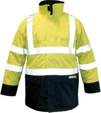 Parka M-Safe, galben-albastru, marimea 3XL, multinorma