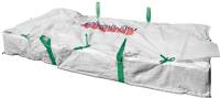Plattenbag 260x125x30cm, Warndruck Asbest, 1500kg FORTIS Bau