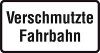 ZZ.1007-35, 330x600mm Verschmutzte Fahrbahn RAL-Gütezeichen Folie RA2