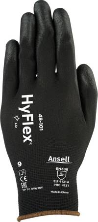Handschuh HyFlex 48-101,schwarz, Gr.7