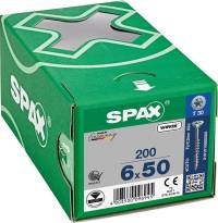 Surub SPAX Pan Head Wirox, cap inecat si locas cruce,  6.0 x 50/32 mm