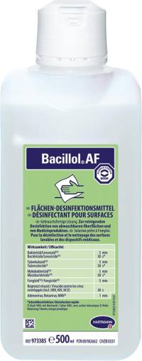 Solutie pentru dezinfectarea suprafetelor Bacillol® AF, flacon 500ml, HOLTHAUS