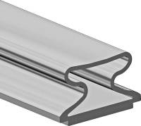 Stahlzargendichtung SZD -ZK selbstklebend Hart/Weich-PVCgrau,L2,05m