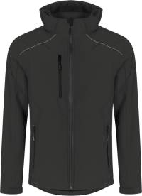 Wintersoftshelljacke, charcoal, Gr.S