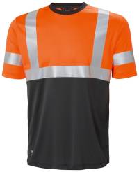 Warn-T-Shirt ADDVIS, orange, Gr.S