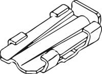 Conector tip pană 619001 galvanizat la cald