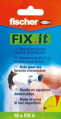 Kit pentru repararea gaurilor pentru dibluri, FIX IT, FISCHER