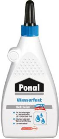 Lipici de lemn Ponal impermeabil 225g sticla (F) mâner