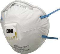 Masca de protectie respiratorie 8822, pentru praf fin, cu supapa expirare, protectie P2, 3M ™ 