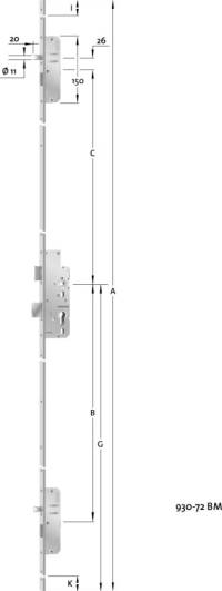 Blocare multiplă PAT EP930PZW,9/72,D65,E,20kt,B001