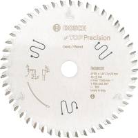 Pânză de ferăstrău circular HM 165x1,8x20mm Z56 TF BoschTOP Precison MutiMatarial