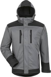 Jachetă softshell Ajax, Gr. M, gri/negru