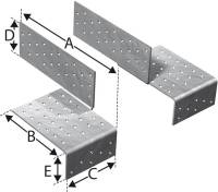 Conector pentru picior de căpriori SST SFHS-B