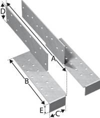 Conector picior de căpriori SST SFH-B