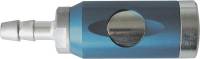 Cuplaj de siguranță cu buton, rotativ, albastru, NW 7,4 mm, manșon 6 mm EWO