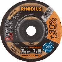 Disc de taiere pentru inox, 150x1,5mm, drept, PROLINE, RHODIUS