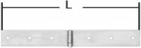 Balamale cutie 35x2,5x300mm galvanic strălucitor.