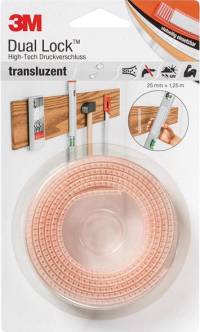 Dual Lock transp. 25 mm x 1,25 m 3M