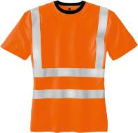 Tricou de protectie HOOGE, portocaliu fluorescent, marime 3XL