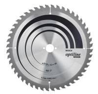 Pânză de ferăstrău circular HM 315x3,2x30mm Z48 W Bosch Optiline