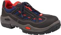 Pantofi de protectie cu bombeu, JALAS® 3700R RESPIRO, S2 ESD SRB, negru-rosu-albastru, mărimea 36, JALAS® 