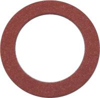 Inel de etanșare plat din fibră vulcanizată, roșu, 18 x 12 x 1 mm