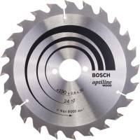 Pânză de ferăstrău circular HM 190x30mm 24Z WZ Bosch Optiline