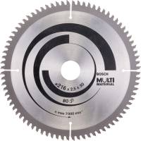 Pânză de ferăstrău circular HM 216x30 mm 80 Z TR-F BoschMulti material