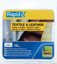 Lipici textile si piele Ø 12 x 94 mm 14 buc Blister Rapid